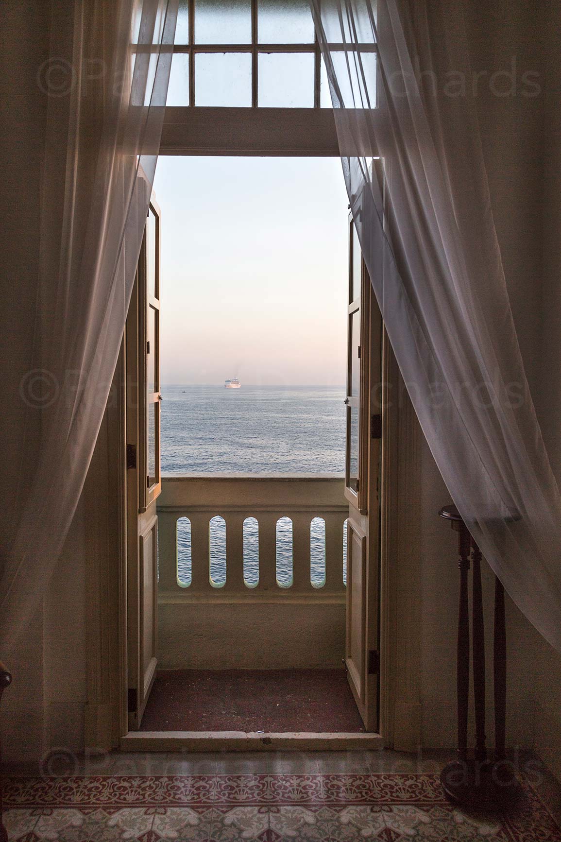 Cruise Ship on the Horizon-Havana